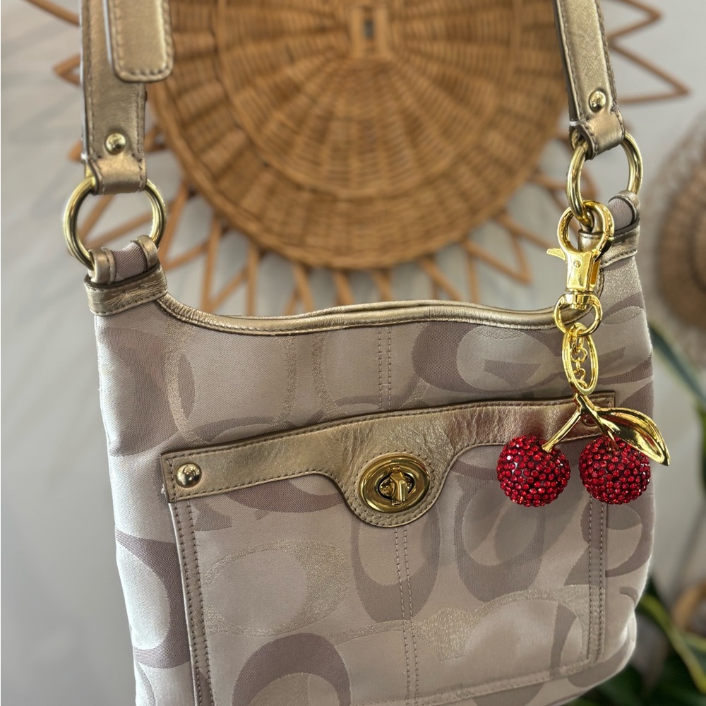 Coach crossbody in signature jacquard
